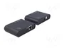 LogiLink UA0230 Extensor USB 2.0 con Hub de 4 puertos, 50 m, Negro
