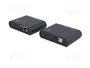 LogiLink UA0230 Extensor USB 2.0 con Hub de 4 puertos, 50 m, Negro