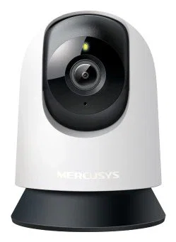 Mercusys MC200 Cámara de Vigilancia WiFi Interior 1080p Full HD con Visión Nocturna, Pan/Tilt, Formato Bombilla para Techo/Escritorio
