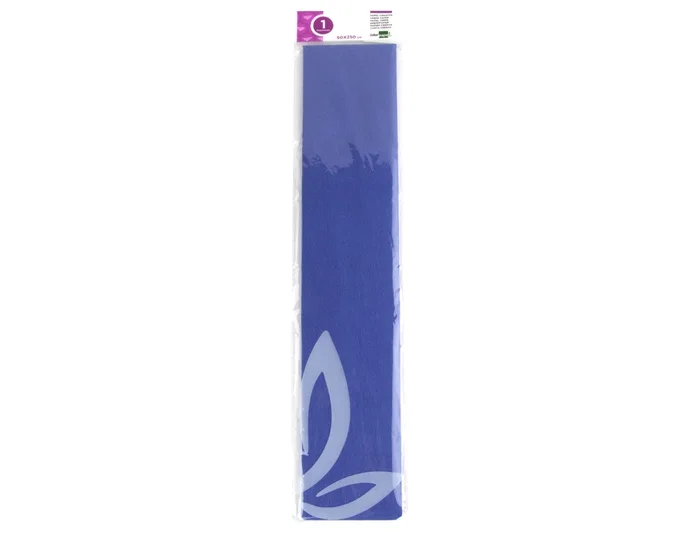 Liderpapel Papel crespón Azul marino 50 cm x 2,5 m 34g/m2 Liderpapel Papel crespón Azul marino 50 cm x 2,5 m 34g/m2