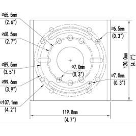 ALLNET Soporte para Mástil Polemount/Masthalter para ALL-CAM24xx