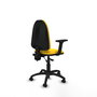 PIQUERAS Y CRESPO Silla de oficina Aýna Amarillo con Brazos 2D