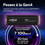 Crucial P310 4 TB M.2 PCIe Gen4 NVMe con disipador