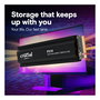 Crucial P310 SSD M.2 2280 4TB NVMe PCIe Gen4 con disipador - 7100 MB/s lectura, 6000 MB/s escritura - P310