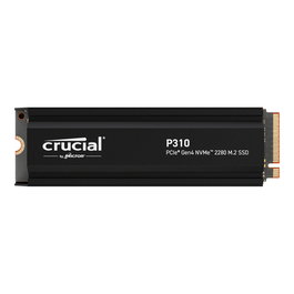 Crucial P310 SSD M.2 2280 4TB NVMe PCIe Gen4 con disipador - 7100 MB/s lectura, 6000 MB/s escritura - P310