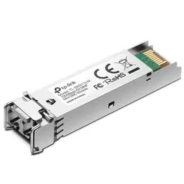 TP-Link TL-SM311LM Módulo SFP Transceptor Fibra Óptica Multimodo 1.25Gbps 850nm LC, Compatible con Switches Serie T y Web Smart