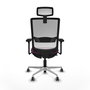 PIQUERAS Y CRESPO Silla de oficina Haches con mecanismo Sincro/Traslack, Morado y Blanco