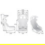 OMP Asiento Racing HTE-R Homologado FIA 8855-1999, Baquet de Fibra de Vidrio, Negro, Modelo OMPHA0-0772-B01-071