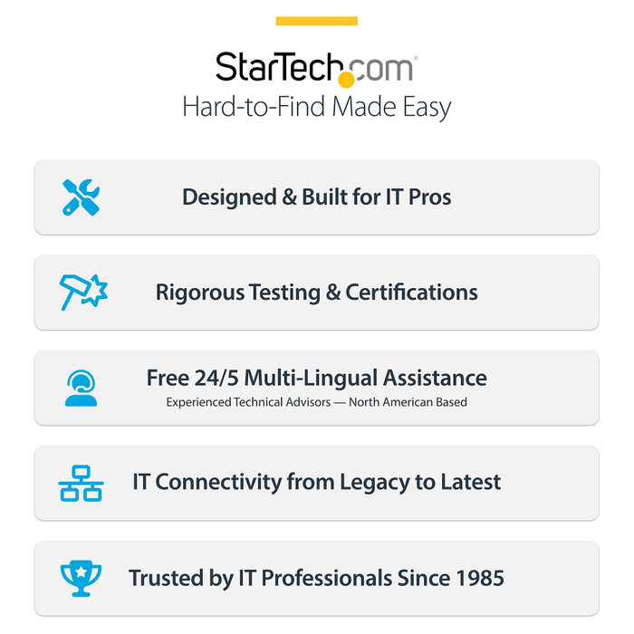 StarTech.com Tarjeta PCIe USB-C de 4 Puertos P10Q4C-USB-CARD 10Gbps