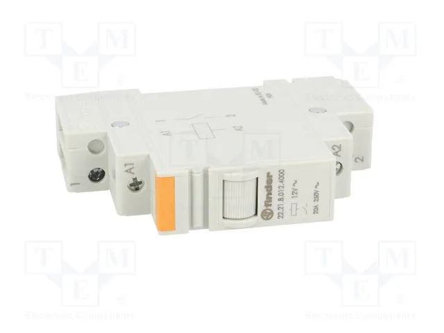 FINDER Relé de instalación serie 22.21 12VAC 20A FINDER Relé de instalación serie 22.21 12VAC 20A
