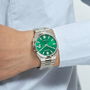 Reloj Hombre Citizen TSUYOSA AUTOMATIC Verde Plateado (Ø 40 mm)