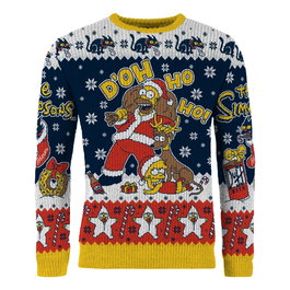 Simpsons Suéter navideño D'oh Ho Ho! talla S
