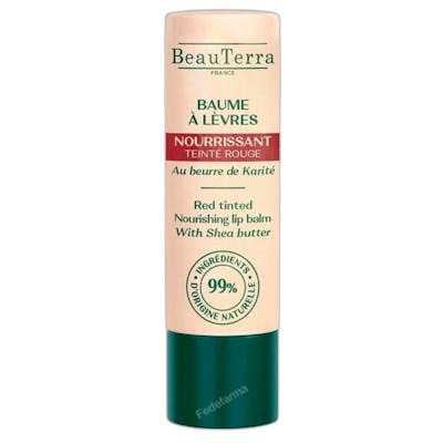 Beauterra Bálsamo Labial Nutritivo Color Rojo