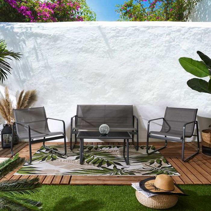 Home Deco Factory Muebles Jardín 4 Piezas Samoa