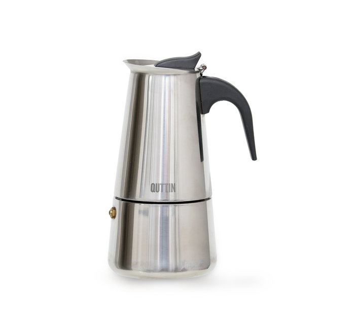 Quttin Cafetera 4 Servicios Inducción Inox (6 Unidades)
