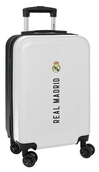 Safta Trolley Cabina Real Madrid 1ª Equip. 24/25 Dimensiones 34,5x55x20 cm Safta Trolley Cabina Real Madrid 1ª Equip. 24/25 Dimensiones 34,5x55x20 cm