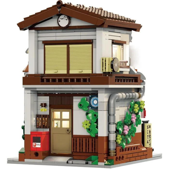 DEQUBE Cantina Japonesa de 861 piezas con luz LED