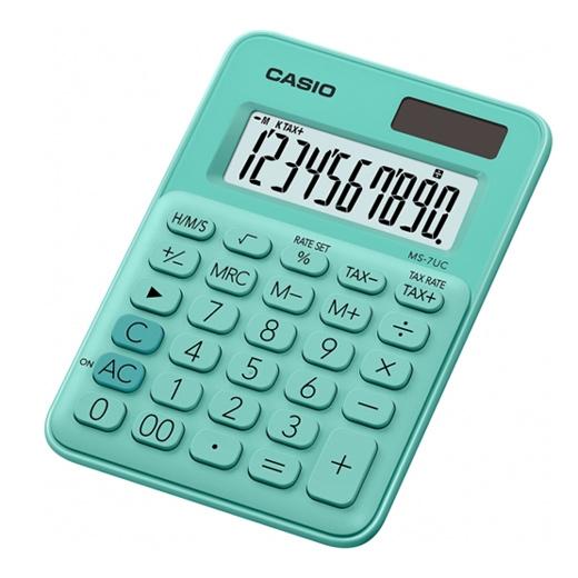 Casio Calculadora De Oficina Sobremesa Verde 10 Dígitos Casio Calculadora De Oficina Sobremesa Verde 10 Dígitos
