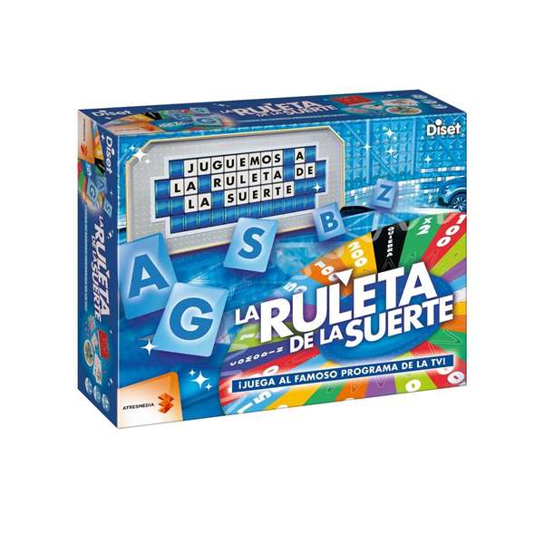Diset La Ruleta De La Suerte New 46206 - Juego de Mesa del Programa de TV, Licencia PARTY & CO, en Español