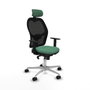 PIQUERAS Y CRESPO Silla de oficina Jorquera Verde Esmeralda y Negro