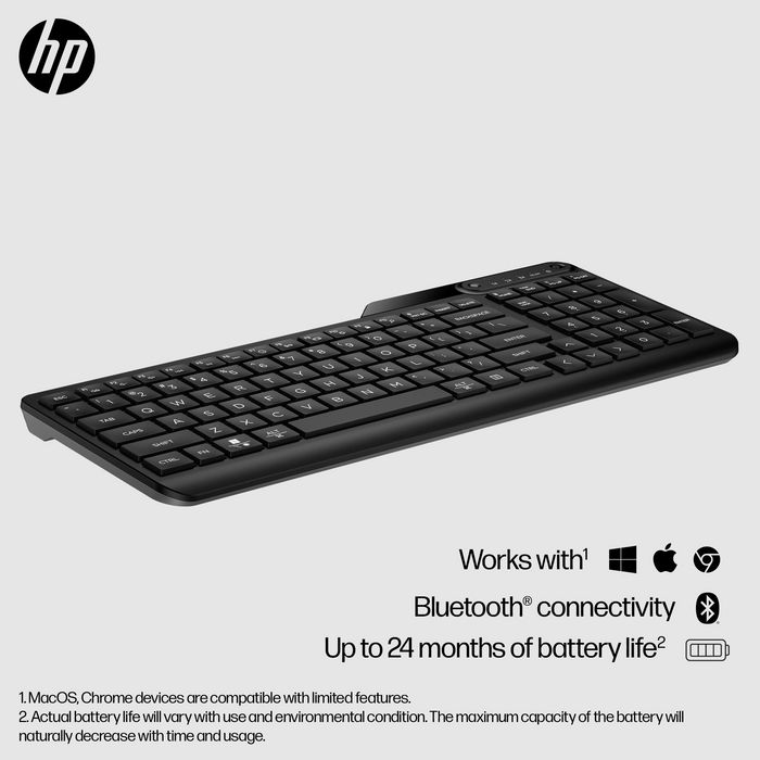 HP Teclado Bluetooth Multi-Dispositivo 460 - Conexión Versátil para Múltiples Dispositivos, Diseño Portátil y Funcional HP Teclado Bluetooth Multi-Dispositivo 460 - Conexión Versátil para Múltiples Dispositivos, Diseño Portátil y Funcional