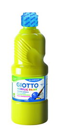 Tempera Acrilica Giotto 500 Ml Amarillo