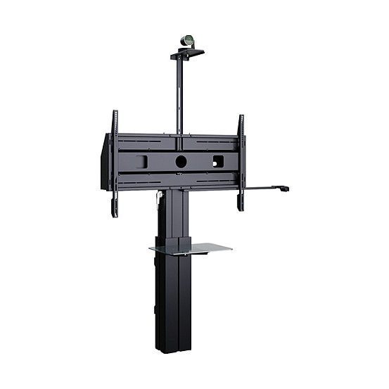 HAGOR HP Lift Floor-Wall 8267 Soporte de TV Negro de Pared y Pie, 55 a 100 pulgadas, 135 kg, VESA 900 x 600 mm, Ajuste de Altura
