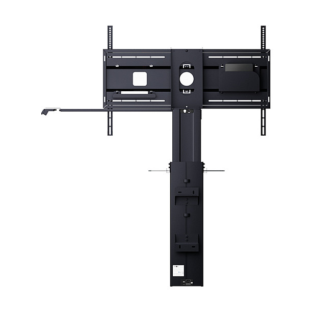 HAGOR HP Lift Floor-Wall 8267 Soporte de TV Negro de Pared y Pie, 55 a 100 pulgadas, 135 kg, VESA 900 x 600 mm, Ajuste de Altura