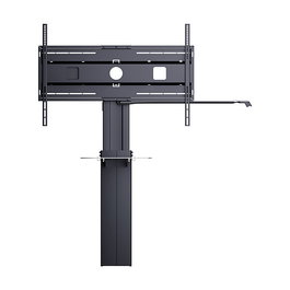HAGOR HP Lift Floor-Wall 8267 Soporte de TV Negro de Pared y Pie, 55 a 100 pulgadas, 135 kg, VESA 900 x 600 mm, Ajuste de Altura