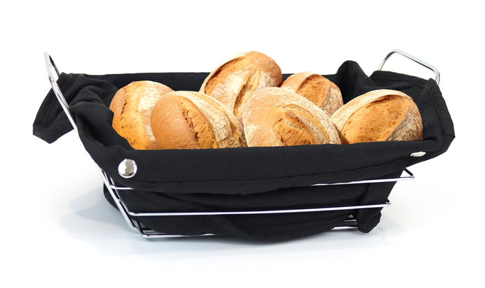 My Bar Panera Metal Tela Negra Rectangular 29 x 20 cm (12 Unidades)