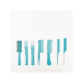 Bifull GEA BLUE Set Peines con Funda para el Cabello