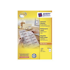 AVERY Zweckform Etiqueta 3658-200 blanca 64,6 x 33,8 mm