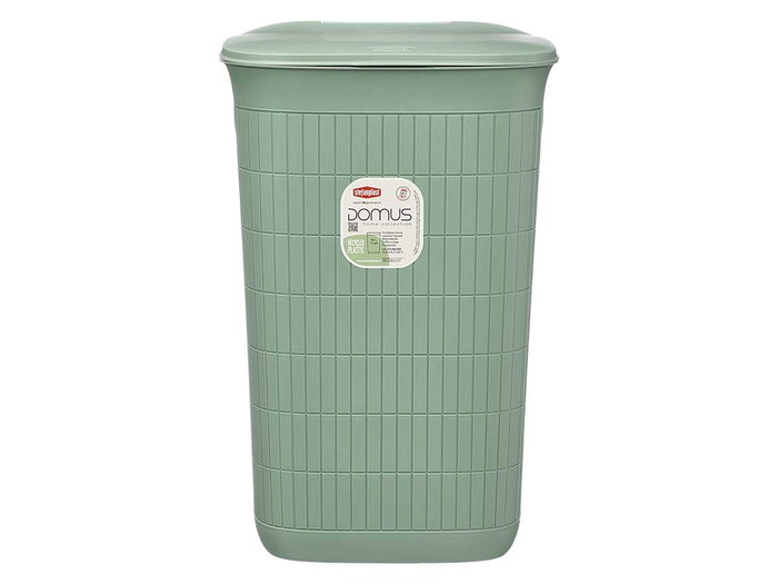 Stefanplast Pongotodo Domus Cubo de Basura 50 Litros Verde Menta, 36.5 x 56 x 37 cm (Set de 6)