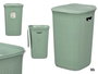 Stefanplast Pongotodo Domus Cubo de Basura 50 Litros Verde Menta, 36.5 x 56 x 37 cm (Set de 6)
