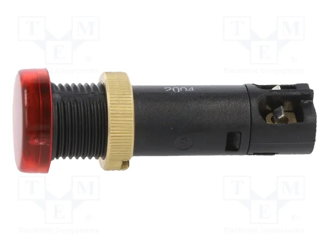 SCHNEIDER ELECTRIC Lámpara indicadora LED roja de 12VDC Ø12mm