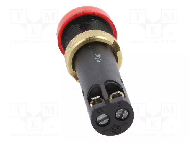 SCHNEIDER ELECTRIC Lámpara indicadora LED roja de 12VDC Ø12mm