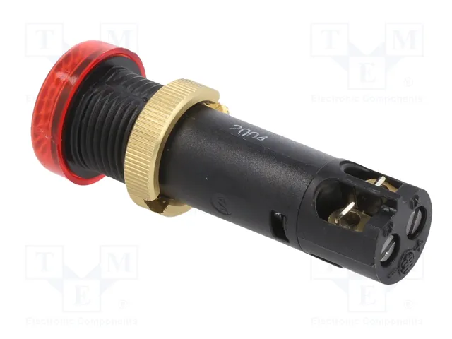 SCHNEIDER ELECTRIC Lámpara indicadora LED roja de 12VDC Ø12mm