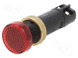 SCHNEIDER ELECTRIC Lámpara indicadora LED roja de 12VDC Ø12mm