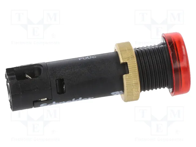 SCHNEIDER ELECTRIC Lámpara indicadora LED roja de 12VDC Ø12mm