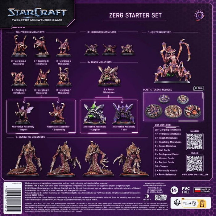 Archon Studio StarCraft TMG Set de Inicio Zerg