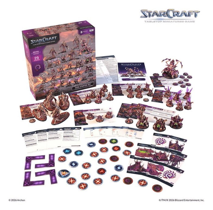 Archon Studio StarCraft TMG Set de Inicio Zerg