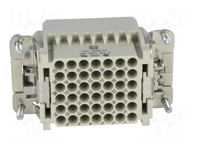 HARTING Han 42DD-STI-C Plantilla de Contacto Macho Han® DD