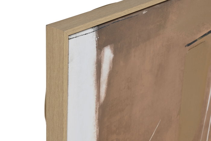 DKD Home Decor Cuadro Lienzo Abstracto Set de 2 Unidades 100x100 cm