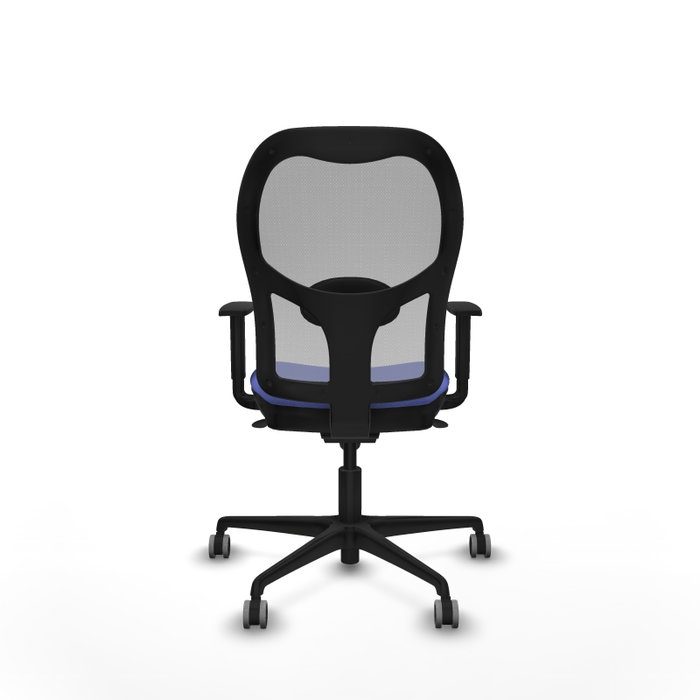 PIQUERAS Y CRESPO Silla de oficina Jorquera con mecanismo Sincro, Azul claro y Gris