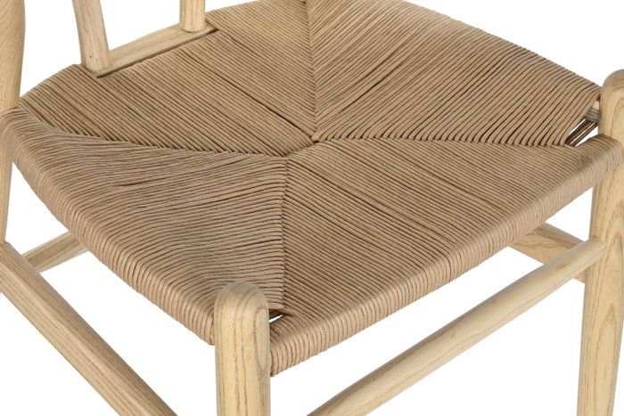 DKD Home Decor Silla Olmo Fibra Natural