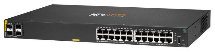 HPE Aruba Networking CX 6000 24p PoE 370W Switch