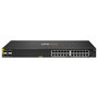 HPE Aruba Networking CX 6000 Switch 24 Puertos Gigabit PoE+ 370W Gestionado Capa 3 L3 4 Puertos SFP 1G Montaje Rack 1U