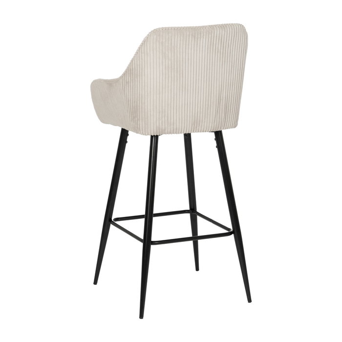 Taburete Beige Tejido-Metal Contract 54 X 41,50 X 109 cm (Set de 2) Taburete Beige Tejido-Metal Contract 54 X 41,50 X 109 cm (Set de 2)