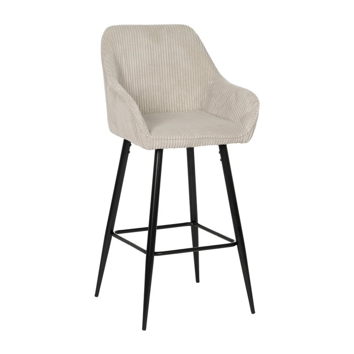 Taburete Beige Tejido-Metal Contract 54 X 41,50 X 109 cm (Set de 2) Taburete Beige Tejido-Metal Contract 54 X 41,50 X 109 cm (Set de 2)