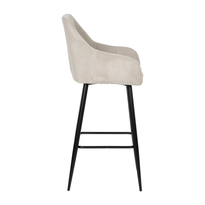 Taburete Beige Tejido-Metal Contract 54 X 41,50 X 109 cm (Set de 2) Taburete Beige Tejido-Metal Contract 54 X 41,50 X 109 cm (Set de 2)